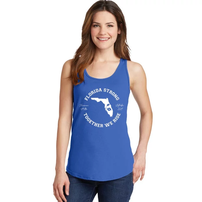 Florida Strong Together We Rise Hurricane Milton September 2024 Ladies Essential Tank