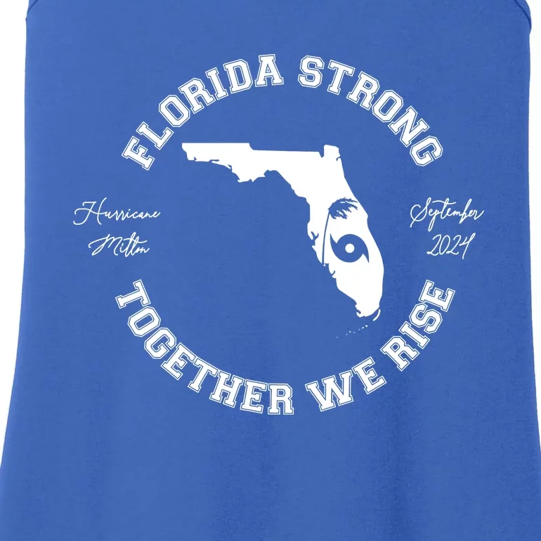 Florida Strong Together We Rise Hurricane Milton September 2024 Ladies Essential Tank