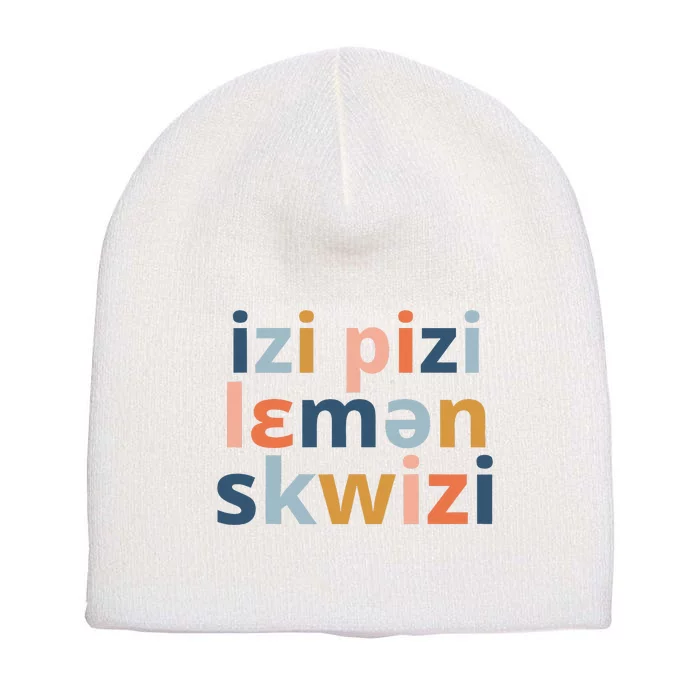 Funny Speech Therapy IPA Phonetics Phoneme Therapist Short Acrylic Beanie