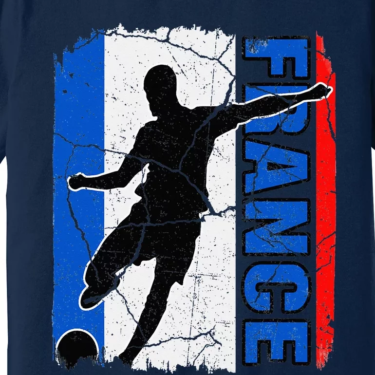 France Soccer Team French Flag Jersey Fans Premium T-Shirt