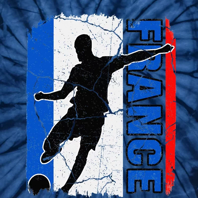 France Soccer Team French Flag Jersey Fans Tie-Dye T-Shirt