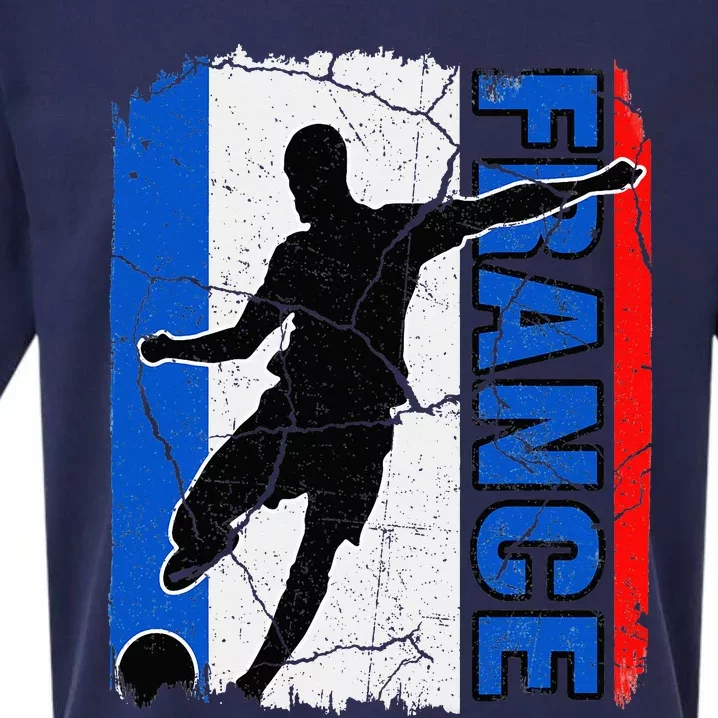 France Soccer Team French Flag Jersey Fans Sueded Cloud Jersey T-Shirt