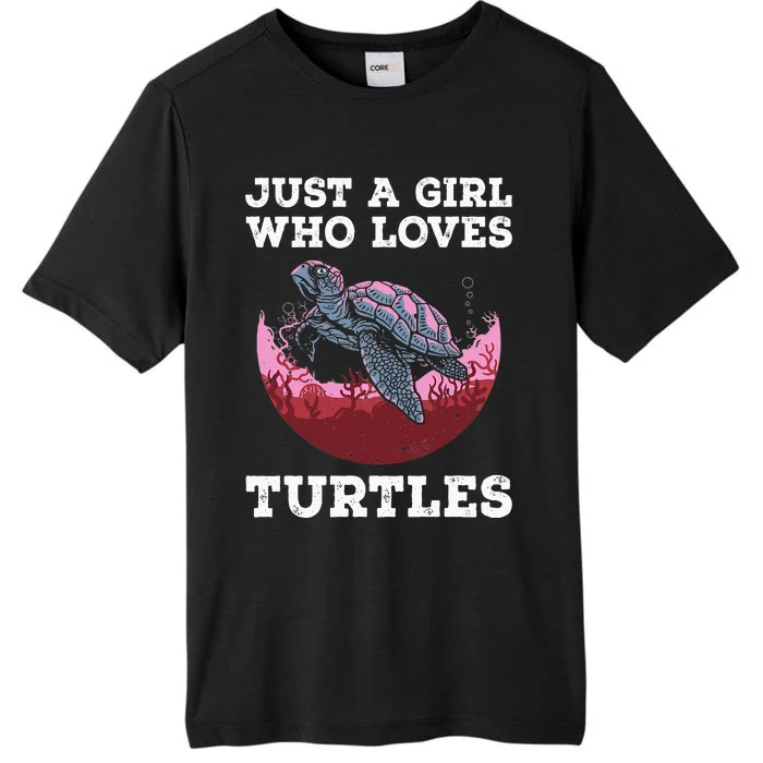 Funny Sea Turtle Design For  Turtle Lovers ChromaSoft Performance T-Shirt