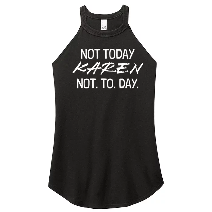 Funny Speak To The Manager Shhh Karen Gifts Not THAT Karen Women’s Perfect Tri Rocker Tank