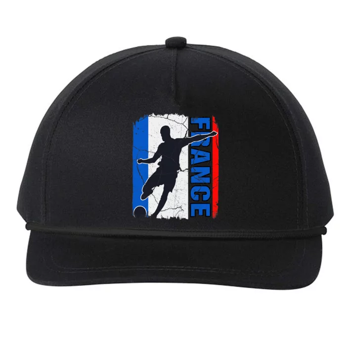 France Soccer Team French Flag Jersey Football Fans Snapback Five-Panel Rope Hat