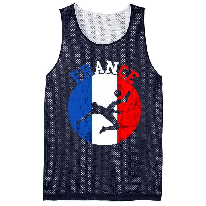 France Soccer Team Player France Soccer Team French Pride Mesh Reversible Basketball Jersey Tank