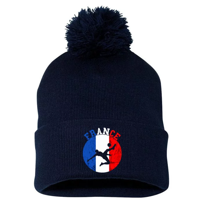 France Soccer Team Player France Soccer Team French Pride Pom Pom 12in Knit Beanie