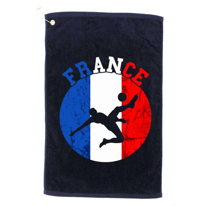 France Soccer Team Player France Soccer Team French Pride Platinum Collection Golf Towel