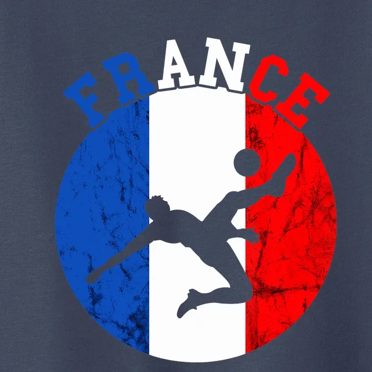 France Soccer Team Player France Soccer Team French Pride Toddler T-Shirt