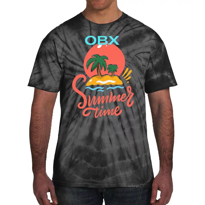 Fun Summer Time Beach Ocean Breeze Sand Palm Trees Sun Tie-Dye T-Shirt