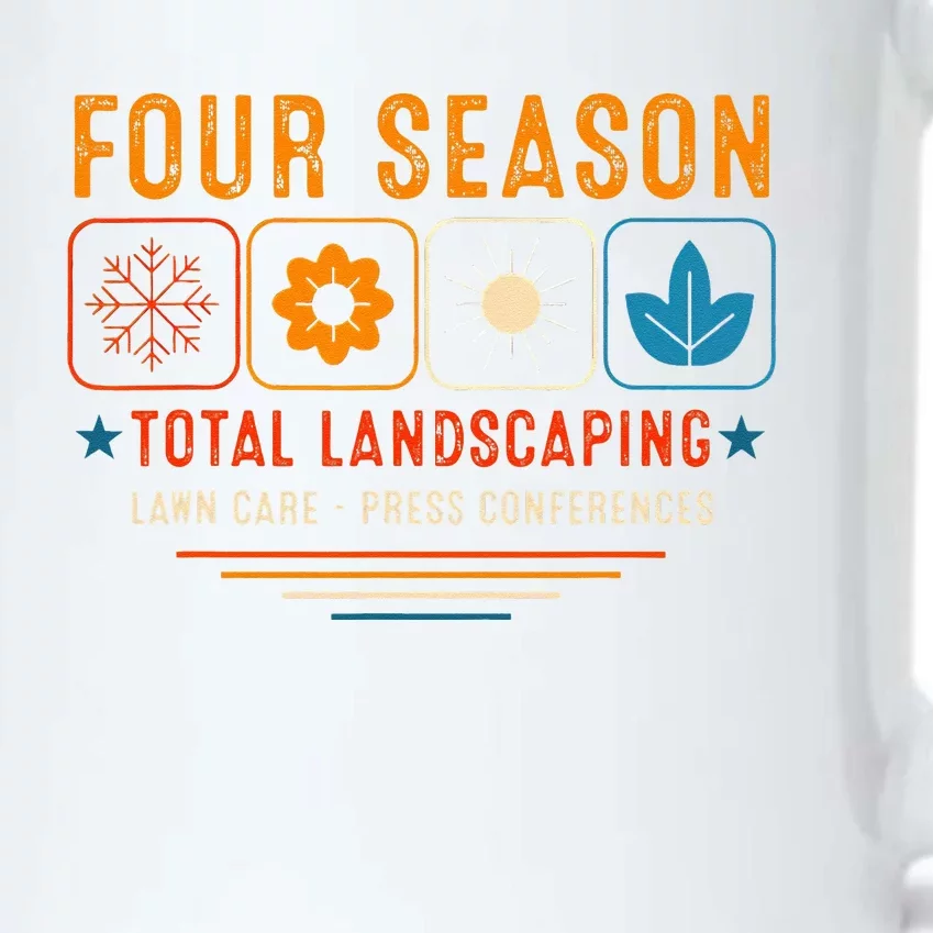 Four Season Total Landscaping Lawn Care Ladscape Architect Black Color Changing Mug