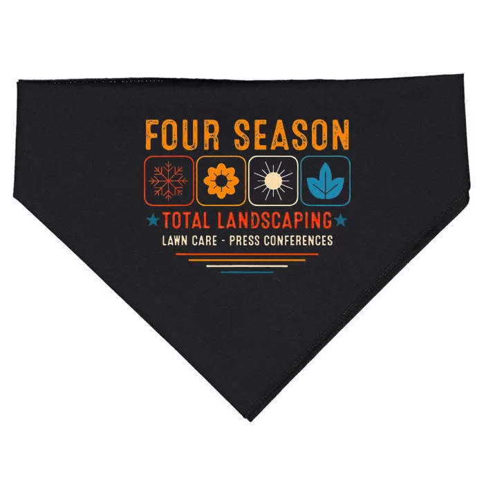 Four Season Total Landscaping Lawn Care Ladscape Architect USA-Made Doggie Bandana