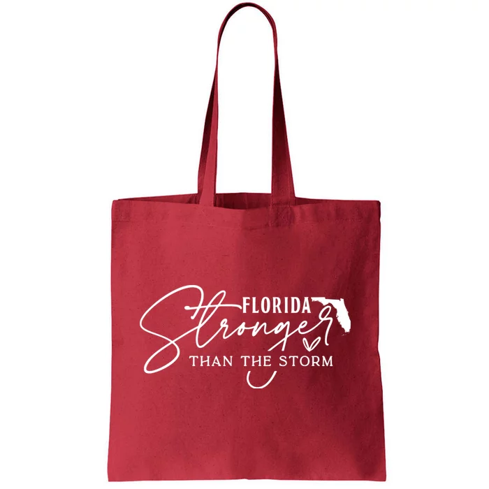 Florida Stronger Than The Storm Hurricane Milton Tote Bag