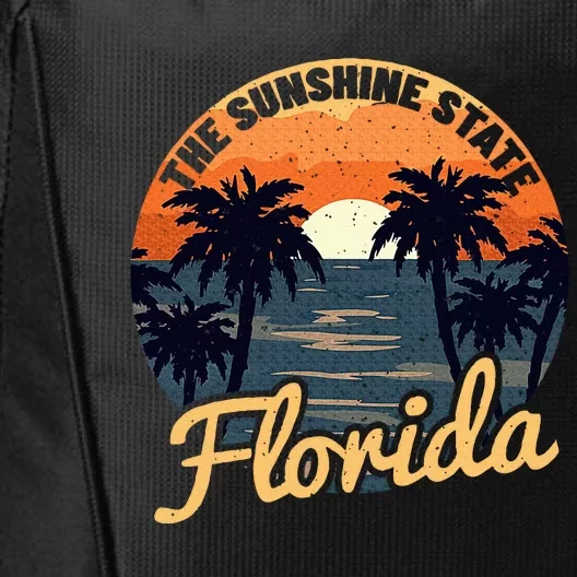 Florida Sunset Throwback Design Classic City Backpack