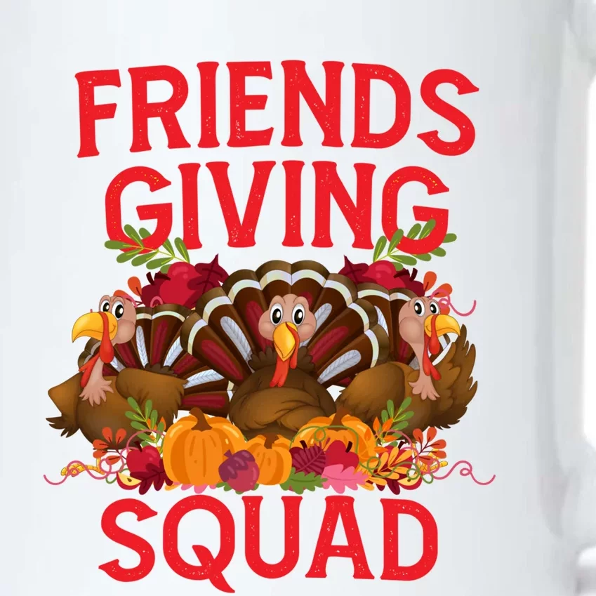 Friendsgiving Squad Turkey Day Friends Giving A Thanksgiving Gift Black Color Changing Mug