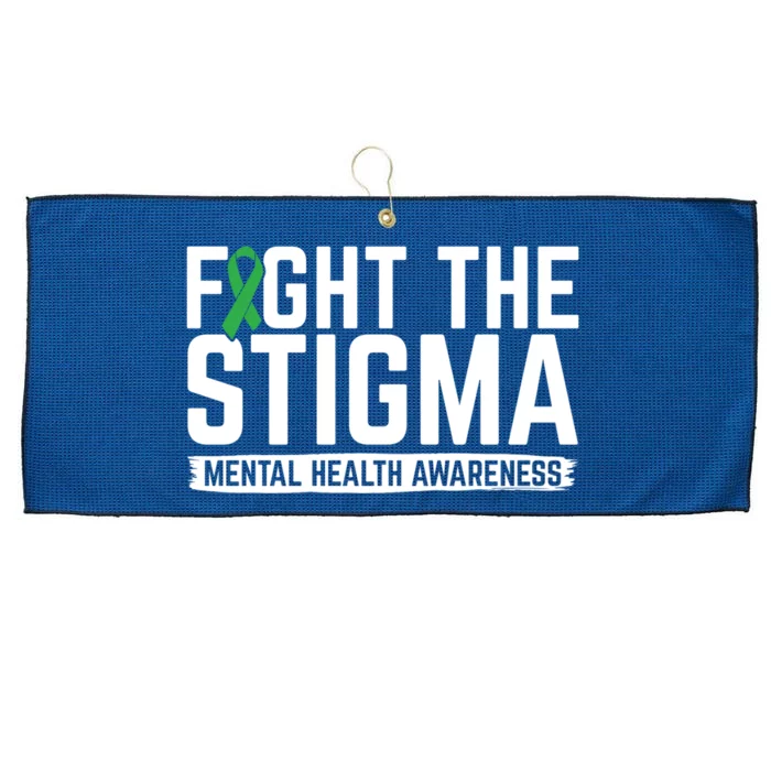 Fight Stigma Tal Health Awareness Tal Health Advocate Cool Gift Large Microfiber Waffle Golf Towel