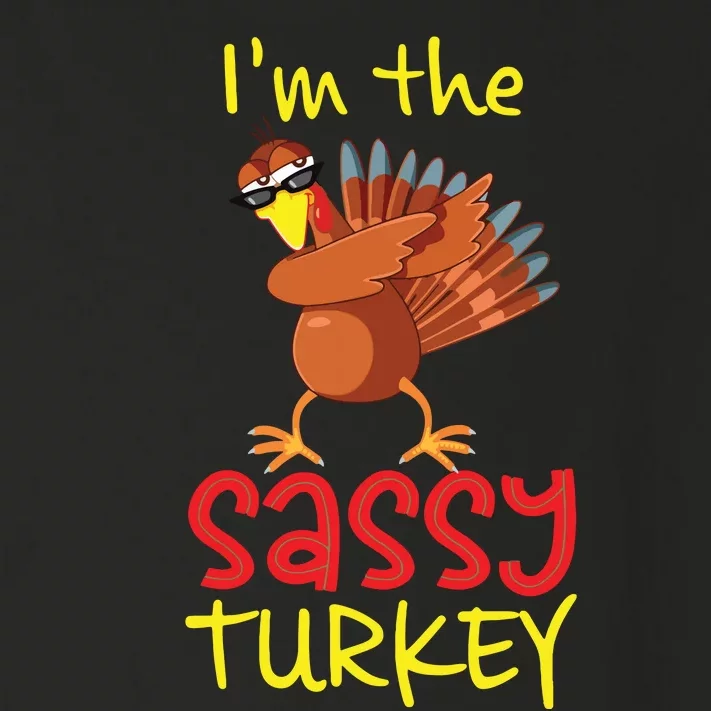 Funny Sassy Turkey Matching Family Group Thanksgiving Party Toddler Long Sleeve Shirt