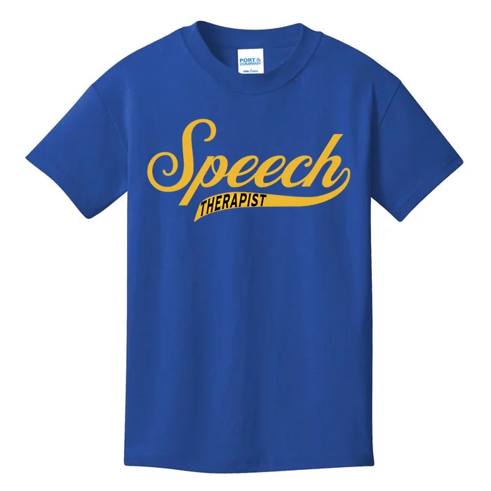 Future Speech Therapist Therapy Cute Vintage Pathologist Slp Gift Kids T-Shirt