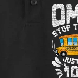 Funny Stop Talking To The BusDriver School Bus Design Dry Zone Grid Performance Polo