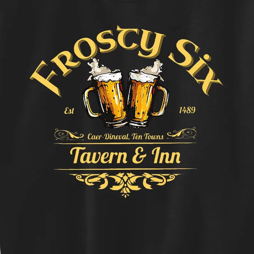 Frosty Six Tavern Inn Fantasy destination Kids Sweatshirt