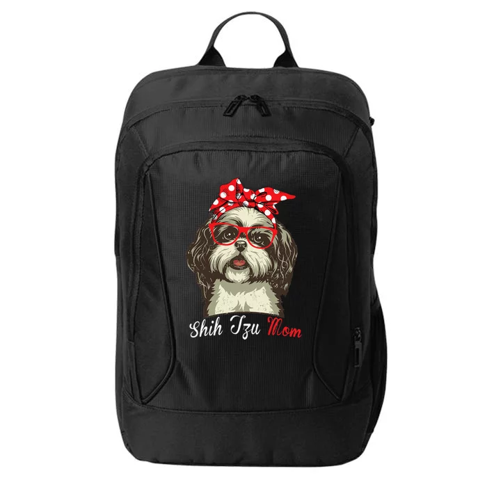 Funny Shih Tzu mom for Shih Tzu Dog Lovers City Backpack