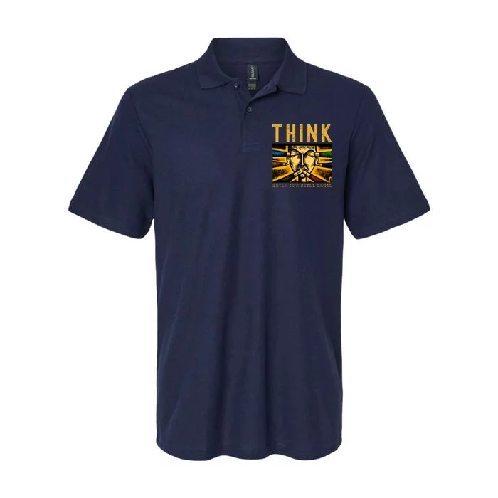 Free Speech Think While It's Still Legal Anti Woke Great Reset Softstyle Adult Sport Polo