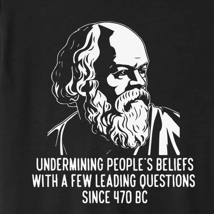 Funny Socrates The Socratic Method Classical Philosophy ChromaSoft Performance T-Shirt