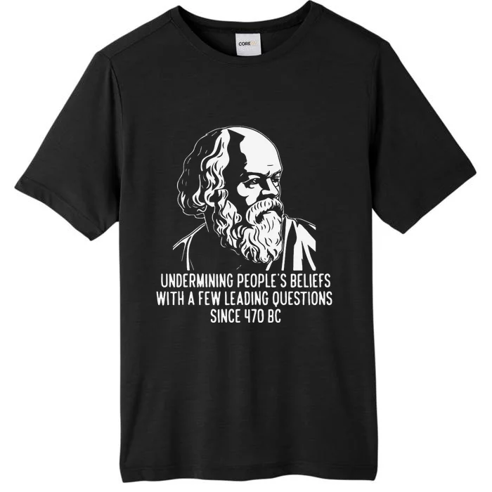 Funny Socrates The Socratic Method Classical Philosophy ChromaSoft Performance T-Shirt