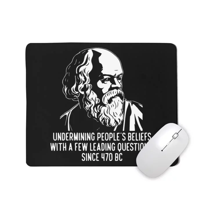 Funny Socrates The Socratic Method Classical Philosophy Mousepad