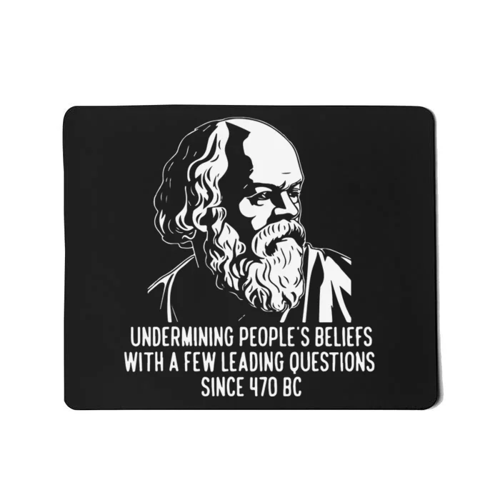 Funny Socrates The Socratic Method Classical Philosophy Mousepad