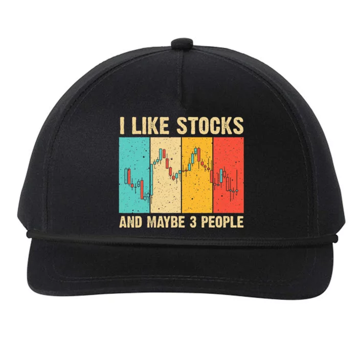 Funny Stock Trading Stockbroker Day Trading Marketing Lovers Snapback Five-Panel Rope Hat