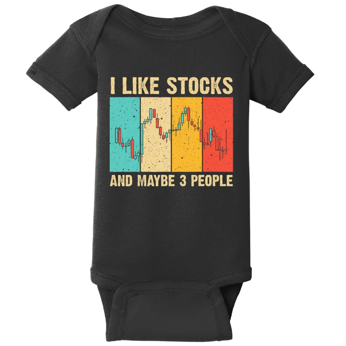 Funny Stock Trading Stockbroker Day Trading Marketing Lovers Baby Bodysuit