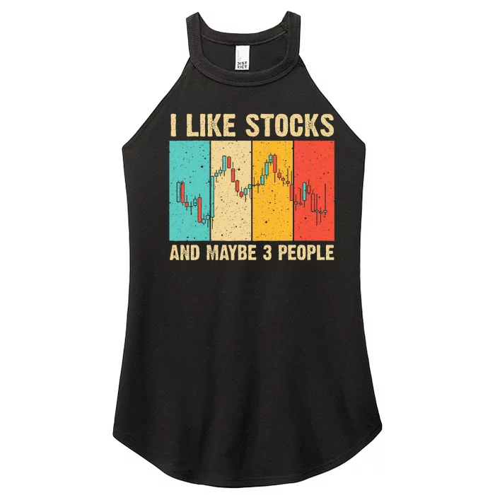 Funny Stock Trading Stockbroker Day Trading Marketing Lovers Women’s Perfect Tri Rocker Tank