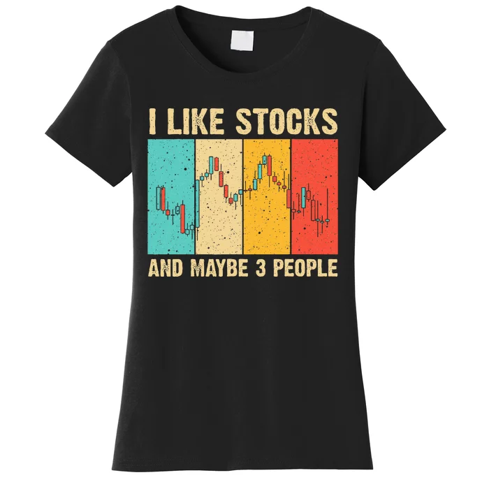 Funny Stock Trading Stockbroker Day Trading Marketing Lovers Women's T-Shirt