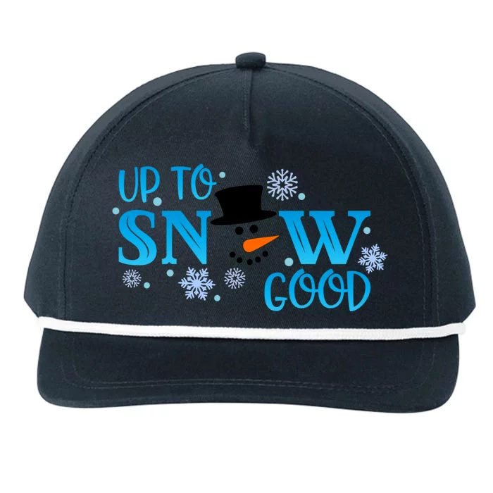 Funny Snow Up To Snow Good Gift Snapback Five-Panel Rope Hat