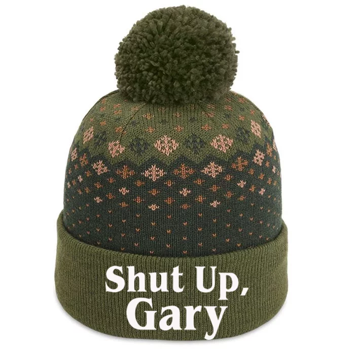 Football Shut Up Gary The Baniff Cuffed Pom Beanie