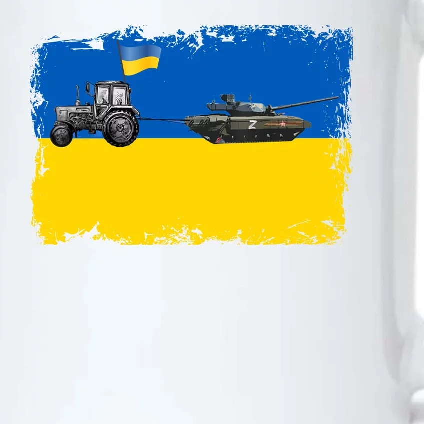 Farmer Support Ukraine Black Color Changing Mug