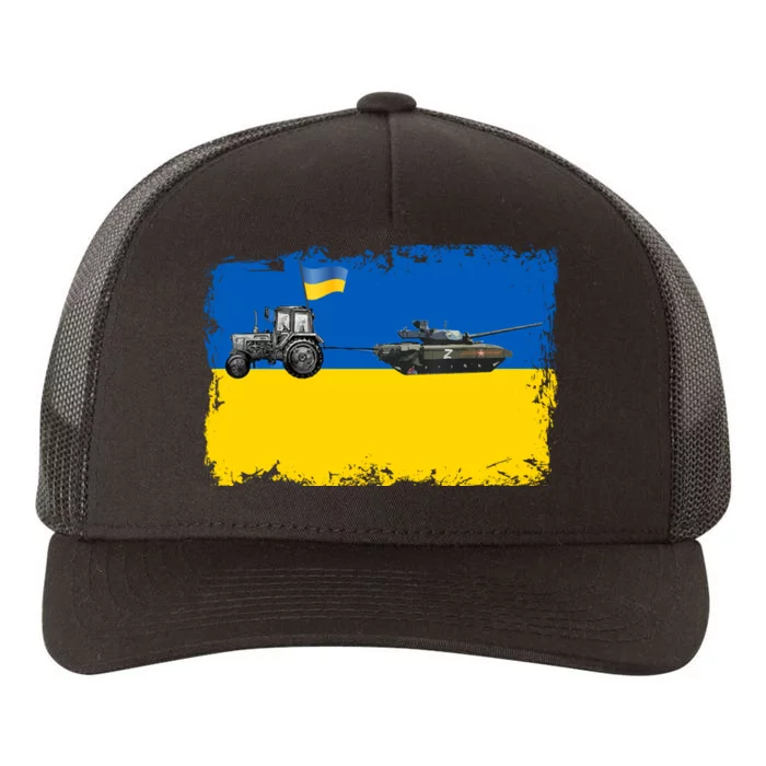 Farmer Support Ukraine Yupoong Adult 5-Panel Trucker Hat