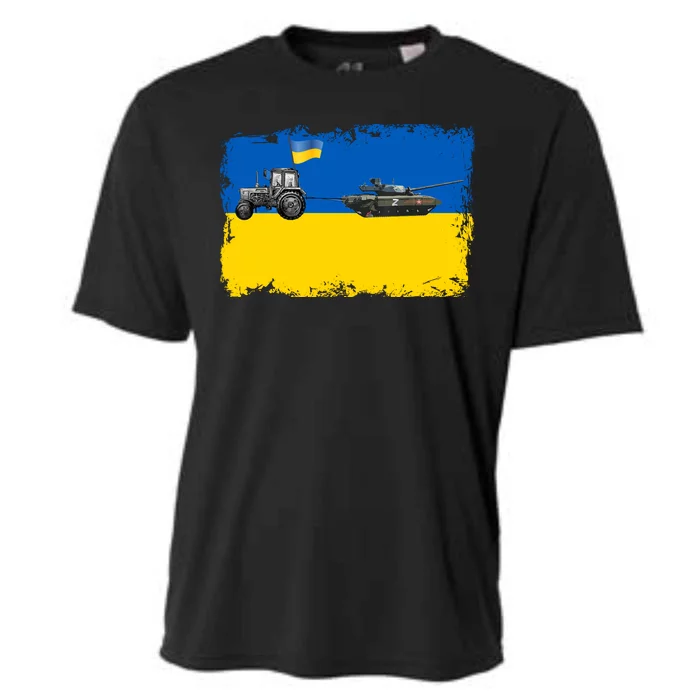 Farmer Support Ukraine Cooling Performance Crew T-Shirt