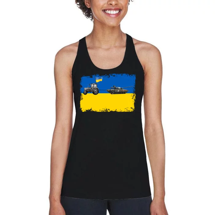 Farmer Support Ukraine Women's Racerback Tank