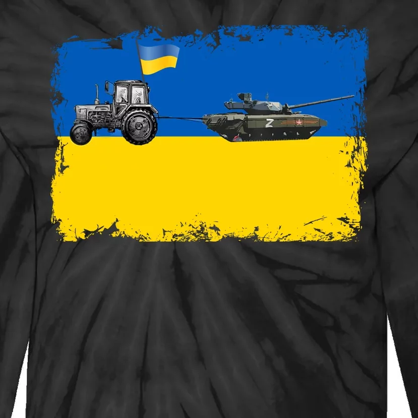 Farmer Support Ukraine Tie-Dye Long Sleeve Shirt