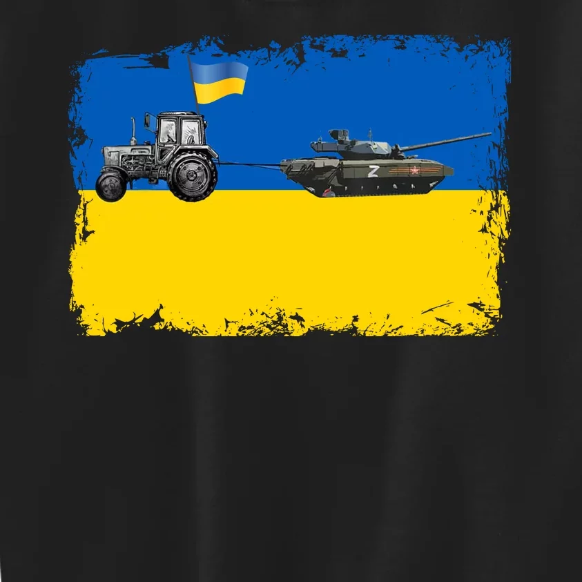 Farmer Support Ukraine Kids Sweatshirt