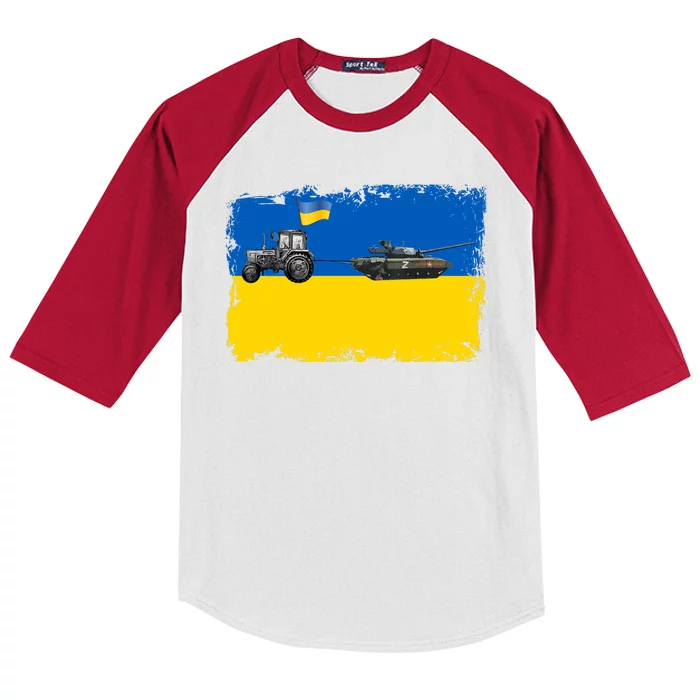 Farmer Support Ukraine Kids Colorblock Raglan Jersey