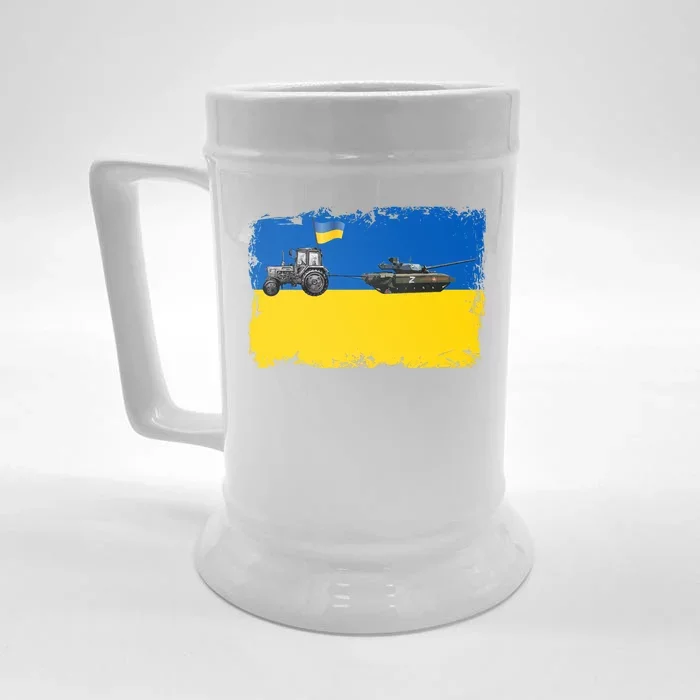 Farmer Support Ukraine Front & Back Beer Stein