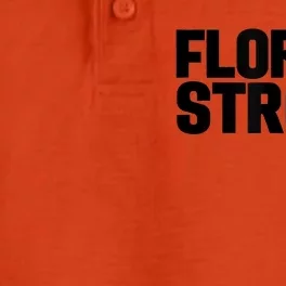 Florida Strong Usa America State Dry Zone Grid Performance Polo