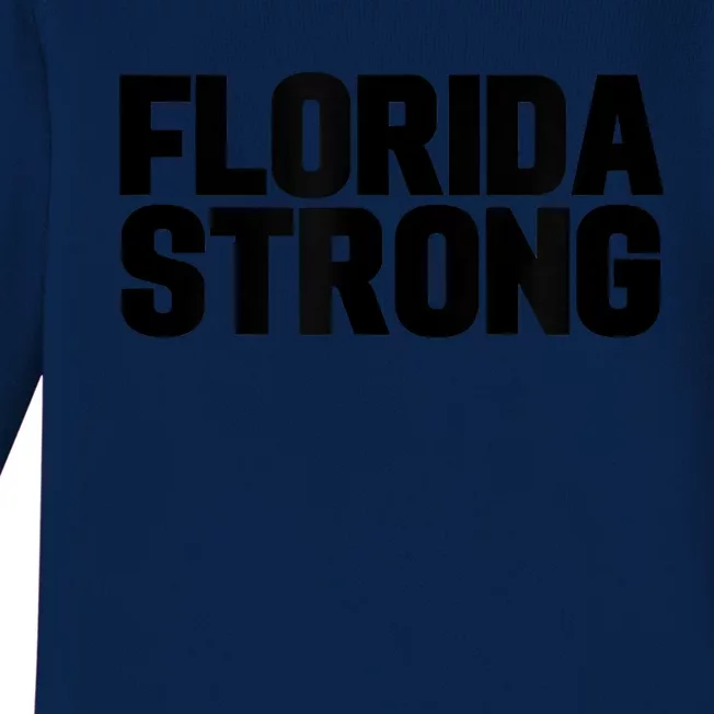 Florida Strong Usa America State Baby Long Sleeve Bodysuit