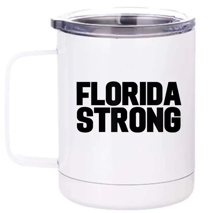 Florida Strong Usa America State Front & Back 12oz Stainless Steel Tumbler Cup