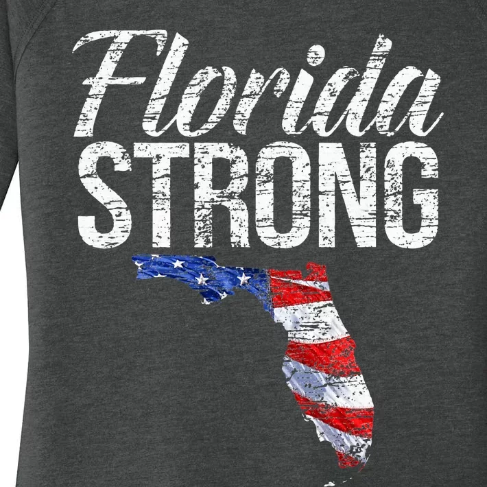 Florida Strong Usa Women's Perfect Tri Tunic Long Sleeve Shirt