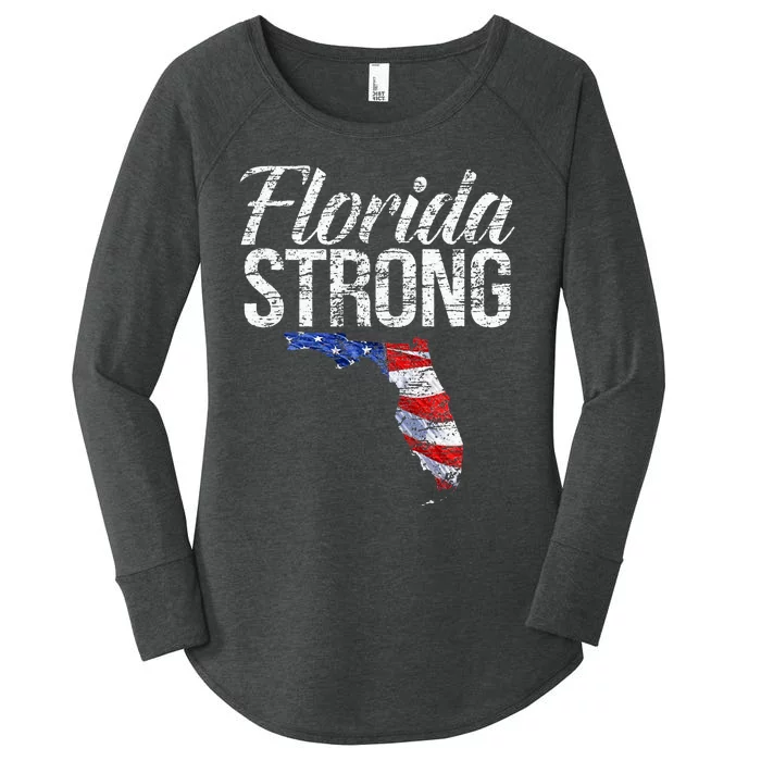 Florida Strong Usa Women's Perfect Tri Tunic Long Sleeve Shirt