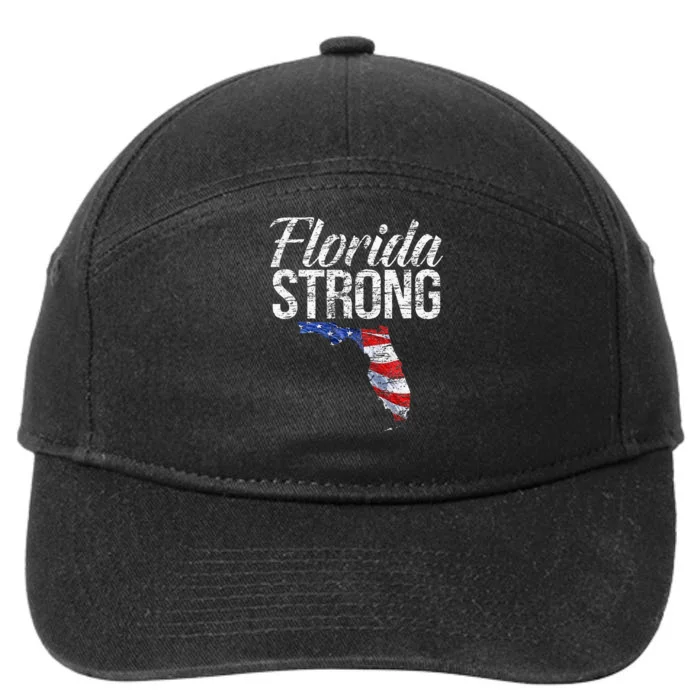 Florida Strong Usa 7-Panel Snapback Hat